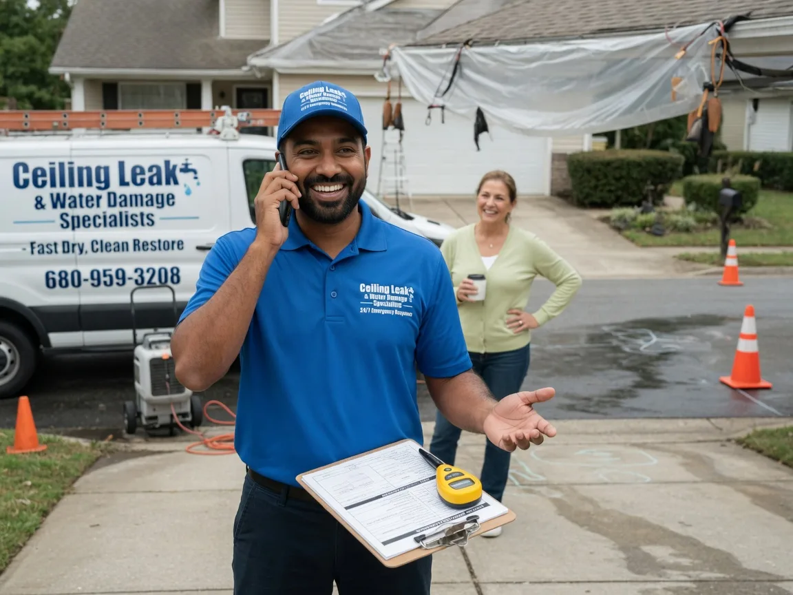 Ceiling Leak Cleanup Lidgerwood, ND FAQs